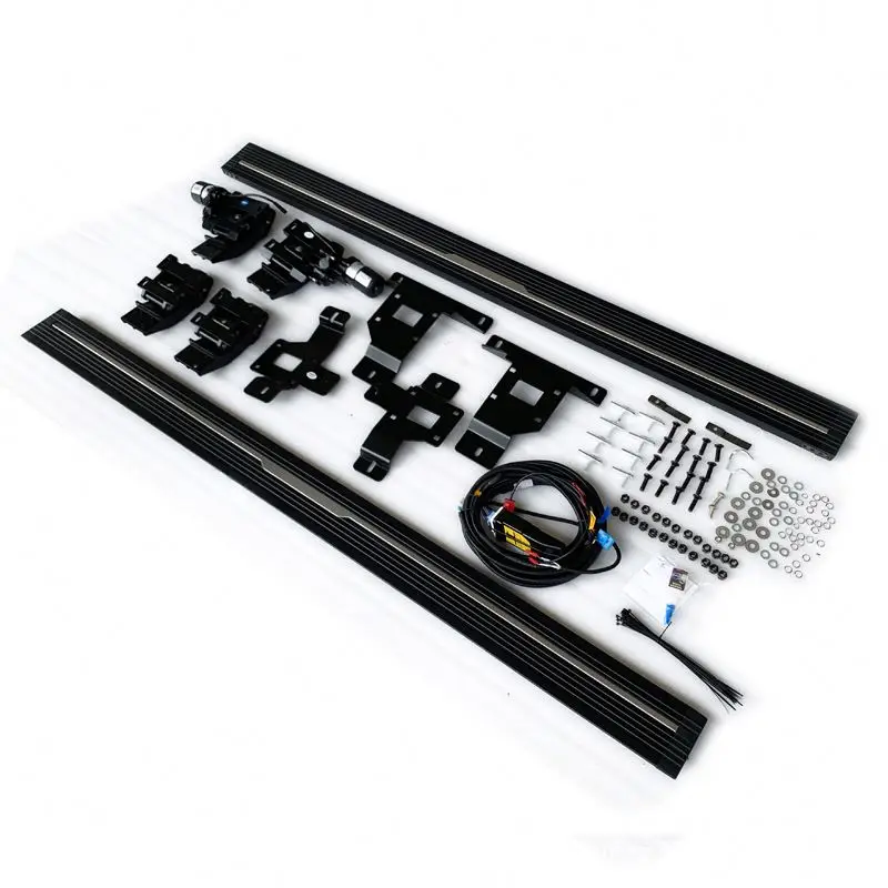 aluminum power electric auto side steps pedals running boards electrical for toyota fortuner 2012 2016 2019 innova