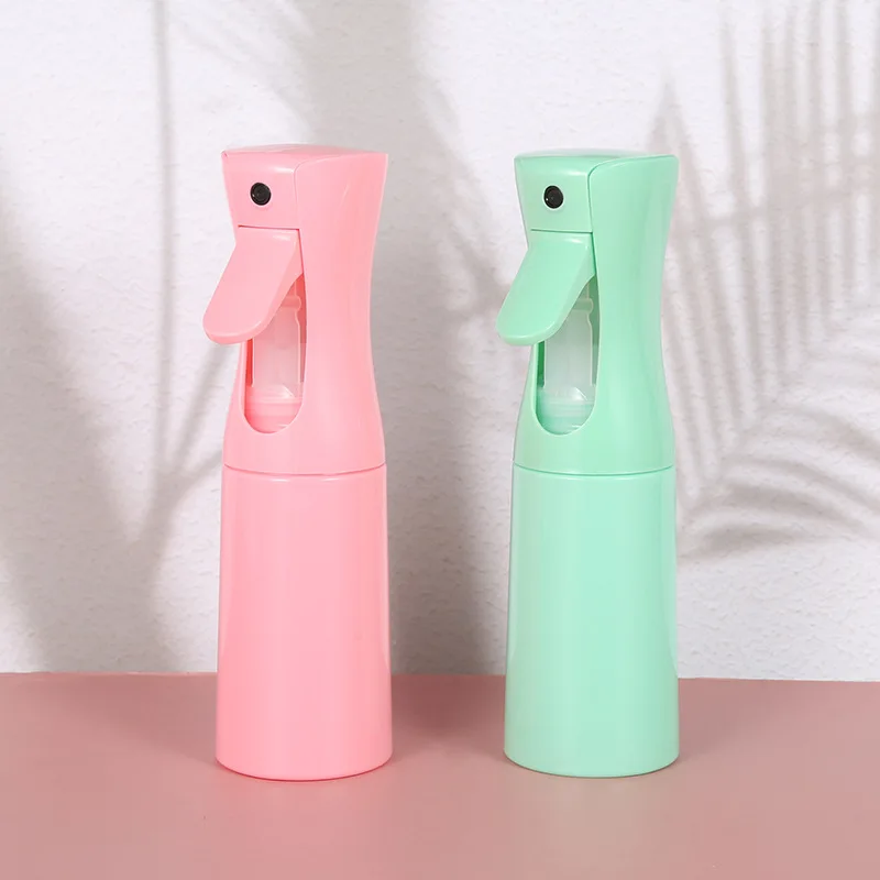 High quality barber salon for hair 200ml 300ml 500ml PET hairdressing salon fine fog press continuous spray bottle