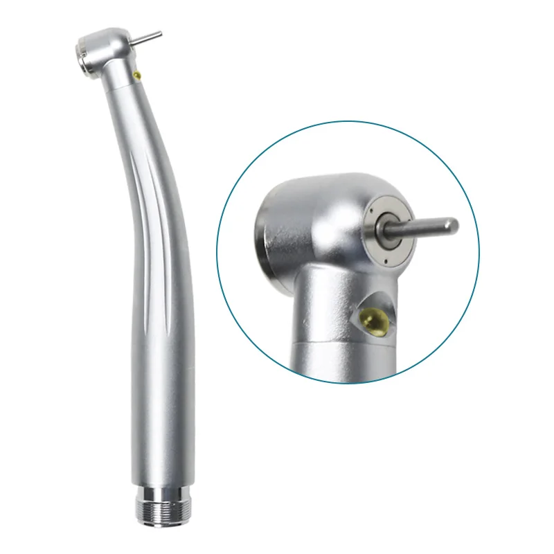dental instrument 2 holes Push High Speed Ceramic Bearing Turbine Dental LED handpiece Torque