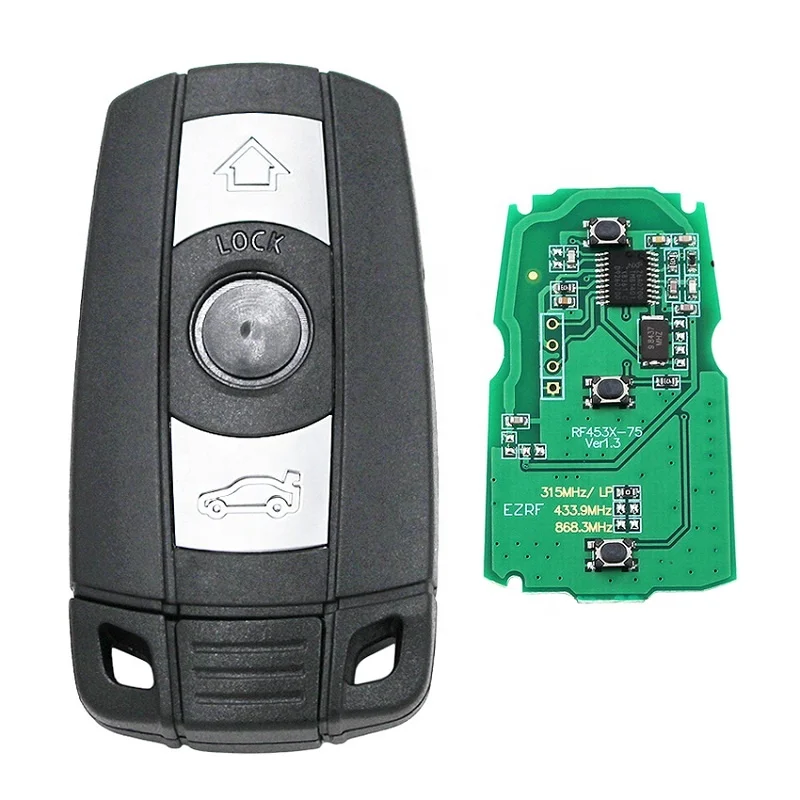 Smart keyless go Remote Key 3 BTN 315MHZ 868MHZ ID46 chip for BMW CAS3 CAS3+ 1 3 5 Series X5 X6 2006-2011 Comfort Access System