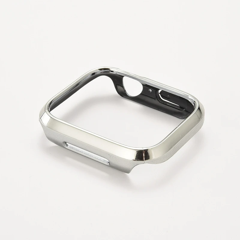 Luxury Plated PC Cover for Apple Watch 40mm 44mm Covers for apple watch series 5 Watch Case
