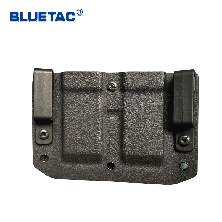 Bluetac Tactical OWB Kydex Double Mag Holster 9mm Mag Pouch Case
