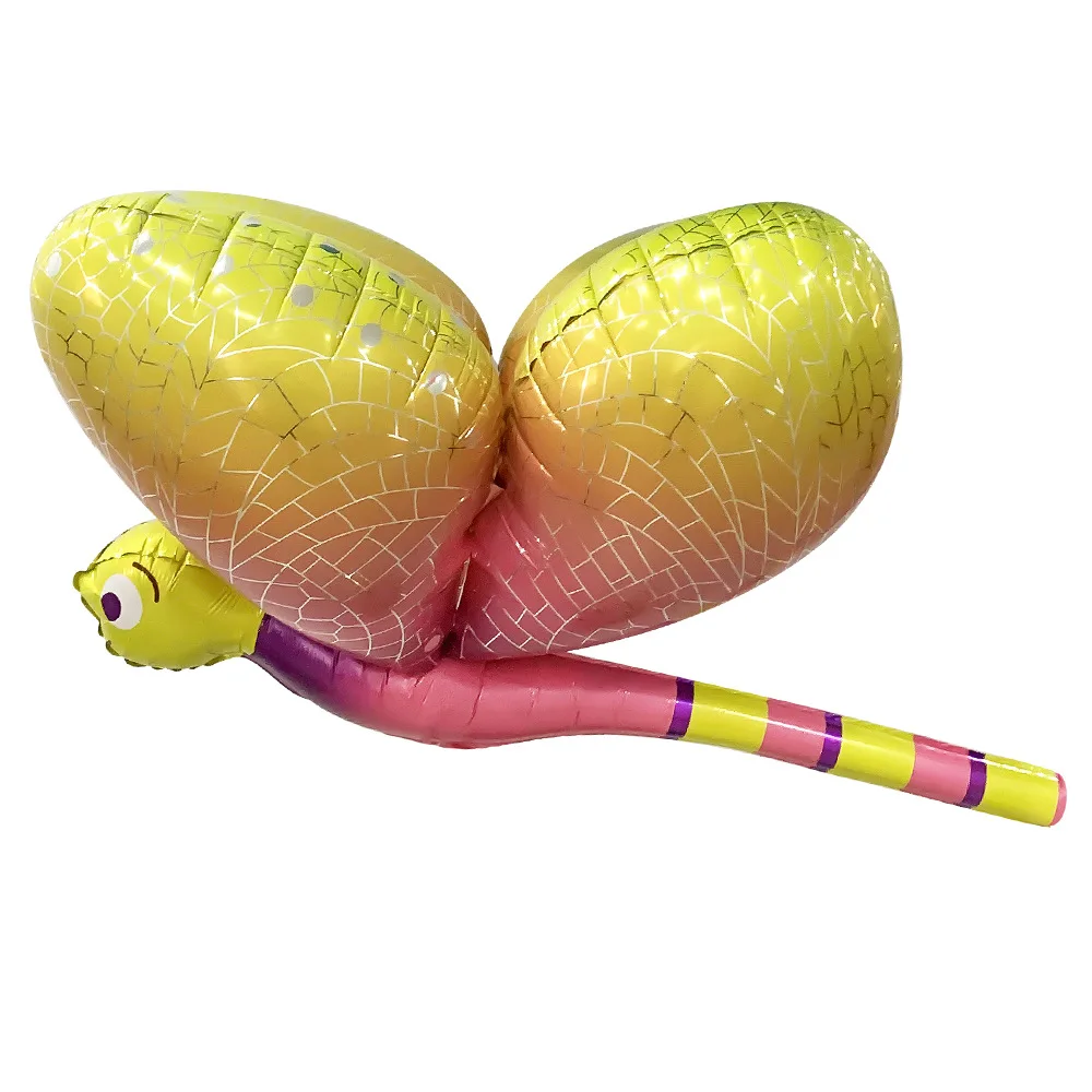 New Birthday Party 3D Butterfly Frog Ladybug Aluminum Foil Balloon Wholesale