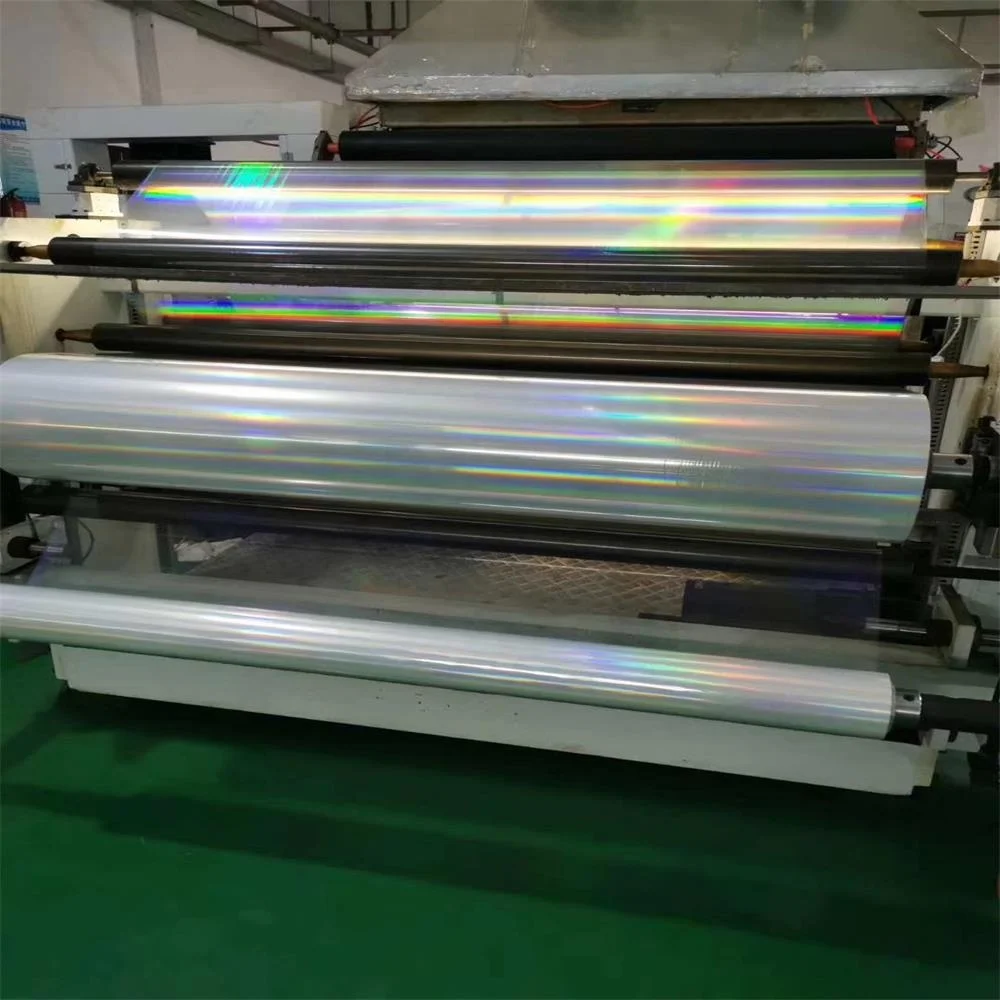
CHMYR-1200 wide web seamless soft hologram embossing machine for bopp .pet.pvc 