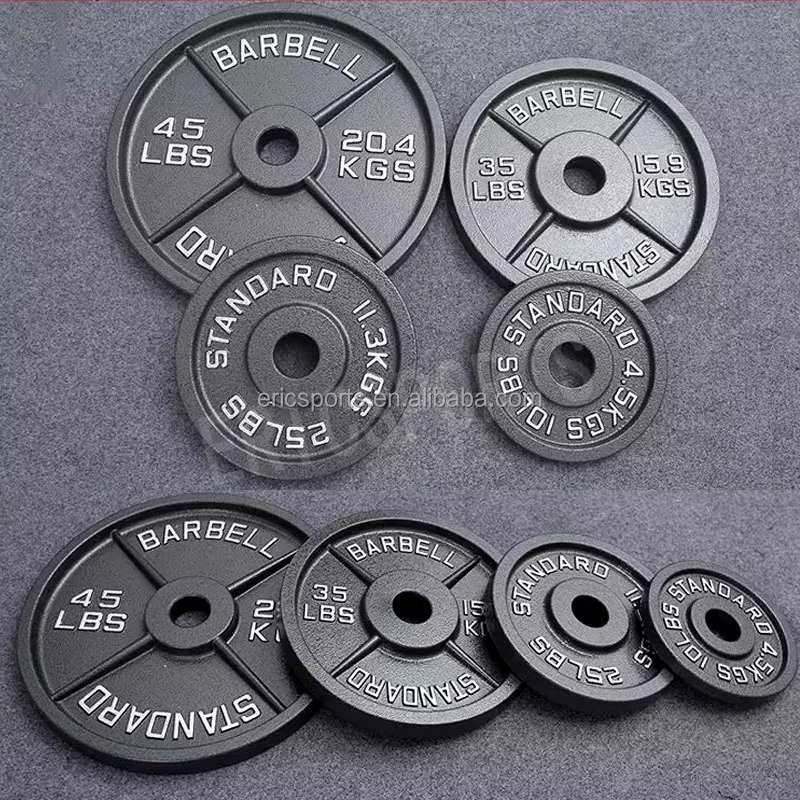 Weight Lifting Barbell  5LB  10LB 15LB  20LB 25LB OB Bumper Weight Plate