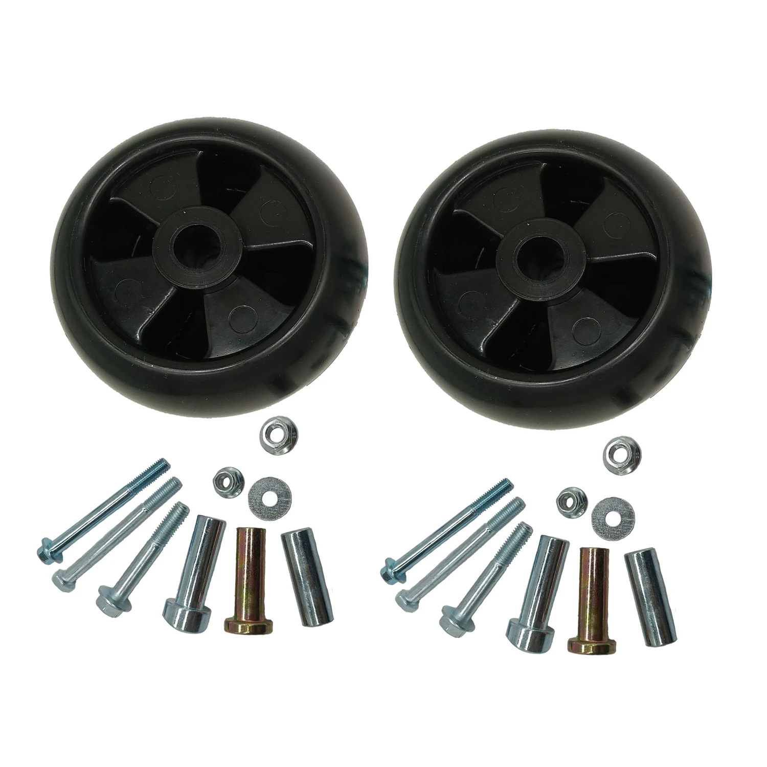Комплект пластиковых палубных колес AM116299 210-235 для газонокосилки John Deer 737 и 757 ZTrak Cut AM1336602, 2 упаковки