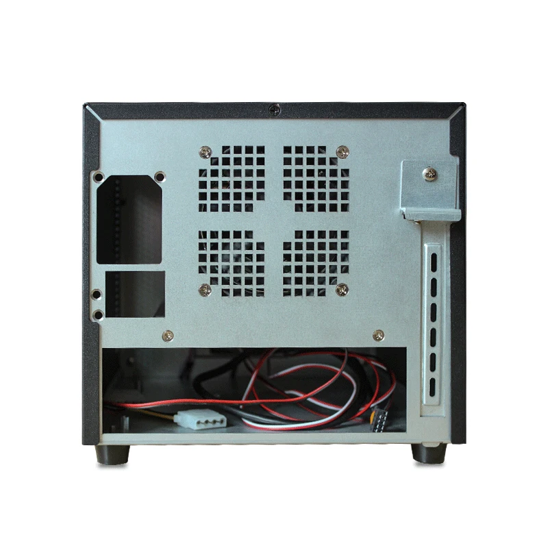 Сетевое хранилище данных RGEEK серверное шасси SECC для домашнего использования настольное Mini-ITX корпус NAS 4 секции