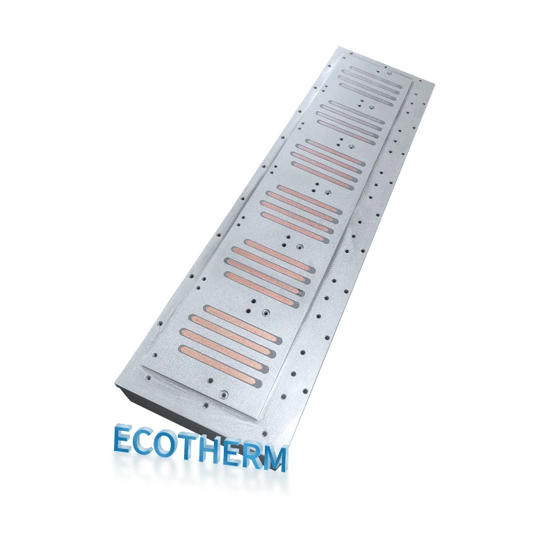 Custom 3000mm*900mm 3meter skiving heatpipe copper tube aluminium skived fin heat sink heatsink for led grow