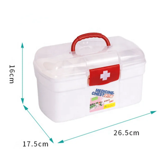 Manufacturers Price Travelling Home Medical Emergency Plastic First Aid Box For Sale