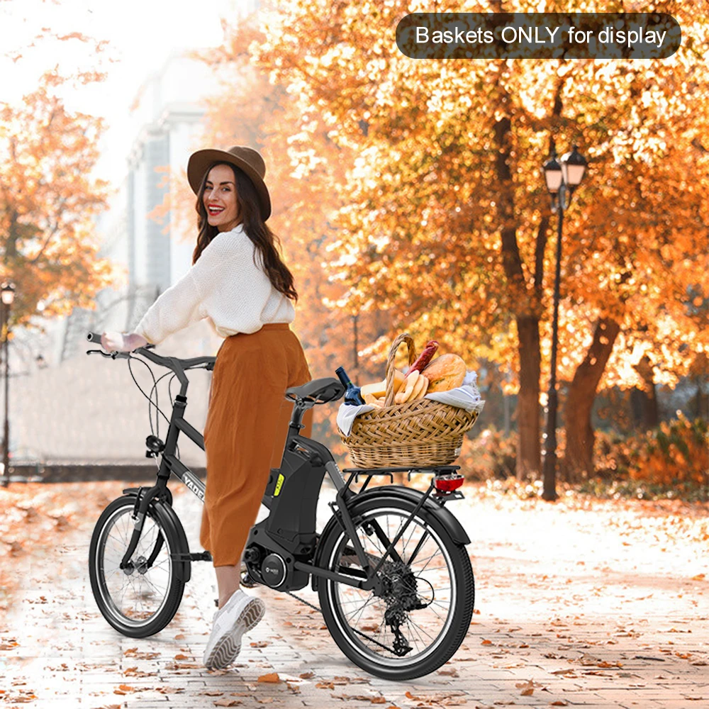 27.5 Inch Wheel Yadea YT300 Eu Warehouse E Bicycle Cycling Mid Motor 250W 36V Vintage Women Electric Ciy Bike