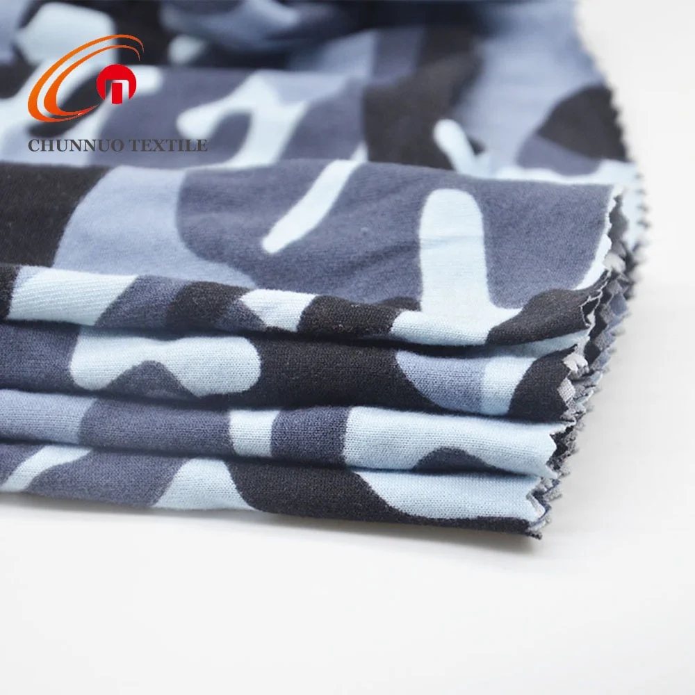 Производитель текстиля Chunnuo, DTY начесанная текстильная ткань с камуфляжным принтом