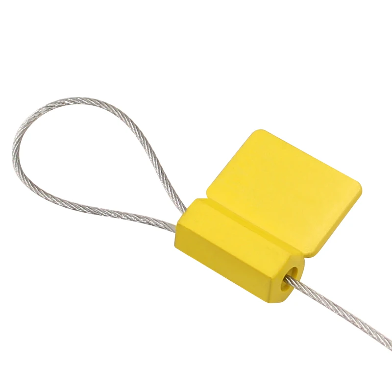 MA-CS3019  Robust Plastic Head Steel Wire Disposable Container Cable seals for Security Container Truck Lock