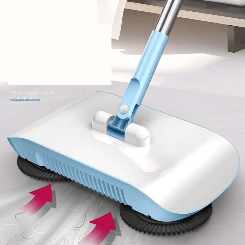 2022 New Hand-push Household Lazy Sweeper Set Dustpan Mopping and Vacuuming All-in-one Sweeping