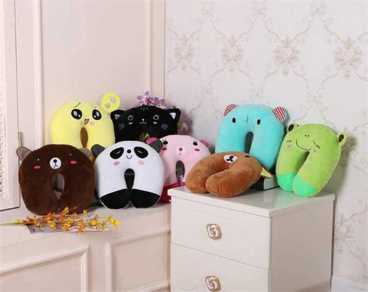 Wholesale Funny Korean Kids U Shape Memory Foam Travel Neck Pillow With Logo