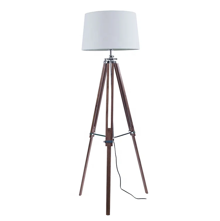 
living room bedroom accent luxury vintage giant studio antique wooden tripod floor lampS 