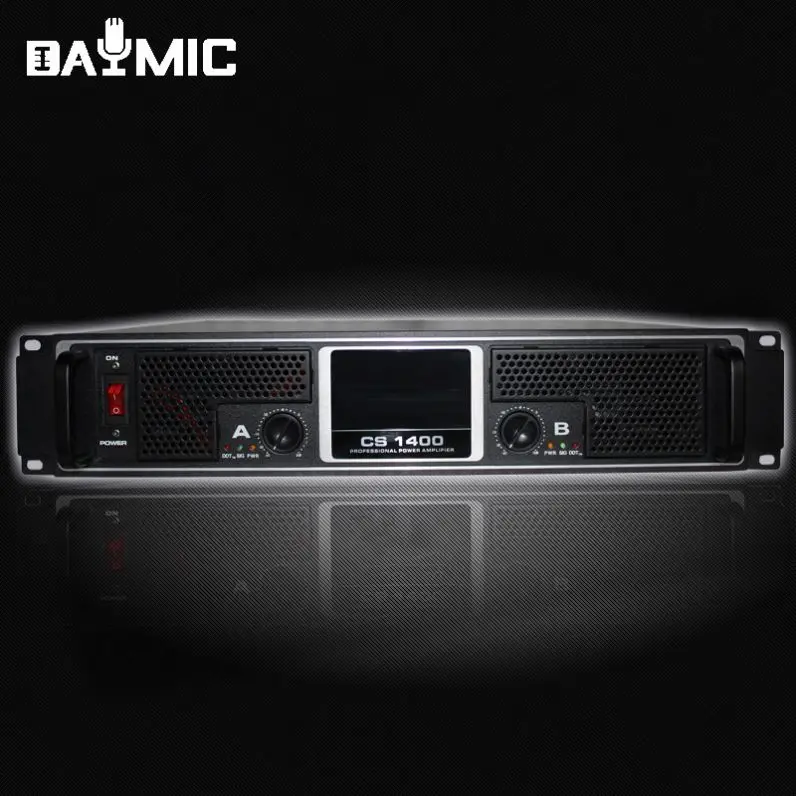Заводской Профессиональный цифровой усилитель мощности 2U 250*2W CS1400 профессиональная серия CS