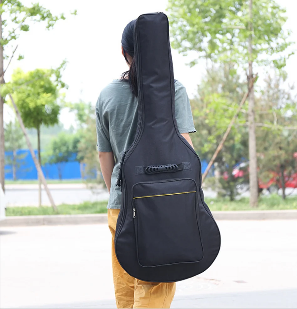 41inches Dual Adjustable Shoulder Strap Acoustic Guitar Bag Waterproof Oxford Cloth Stringed Instruments Parts & Accessories