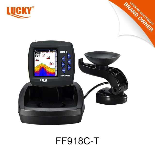 LUCKY FF918C-T Boat Fish Finder 180 Meters Depth Range