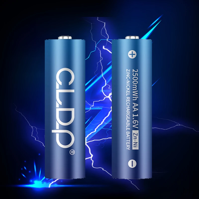 Wholesale AA 2500mWh battery CLDP High Capacity Ni-ZN AA Rechargeable Battery For Microphone And Fingerprint Lock