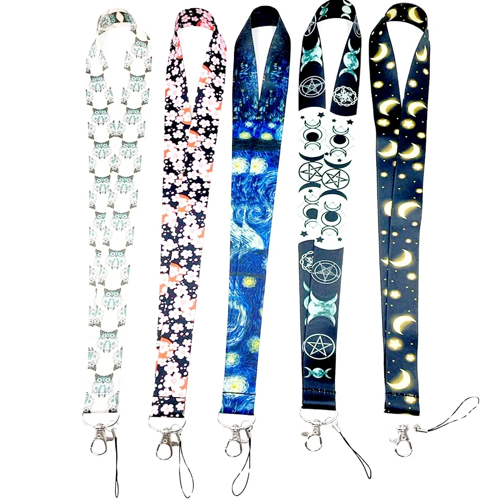 Полиэфирная краска, сублимационный красочный логотип с ремешком для телефона, брелок с логотипом, изготовленный на заказ полиэфирный ремешок