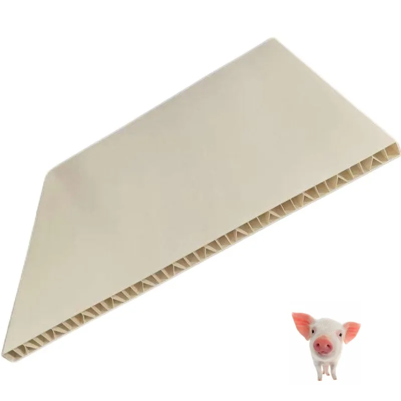 Chinese PVC panel manufacturer produces hollow plastic panels for sow bed partition walls