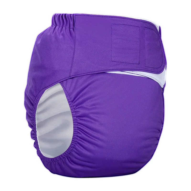 wholesale Hook&loop Velcro Reusable Cloth Adult Diaper Pocket All Adult Printed Washable Cloth Diapers For Adults Elderly