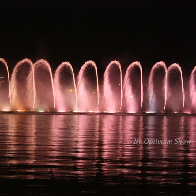 China Water Fountain Supplier Stainless Steel Lake Musical Dancing Fountains With 1D Effect