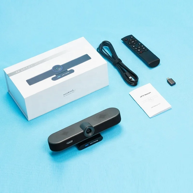 4K USB Webcam Computer Conference Webcam with Microphone and Speaker web camera 4k