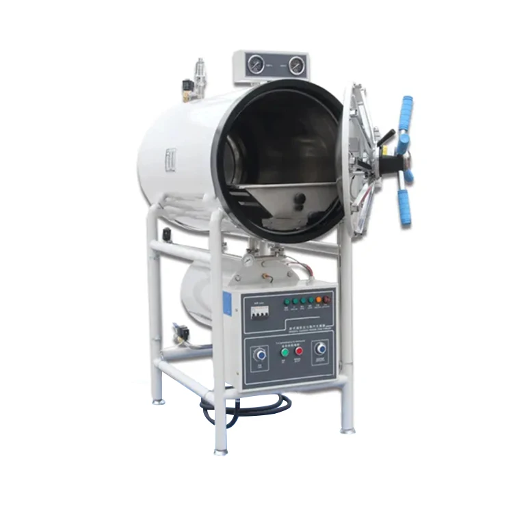 150L 200L 280L 400L 500L Lab Mushroom Food Use Horizontal Cylindrical Pressure Steam Sterilizer Autoclave Machine
