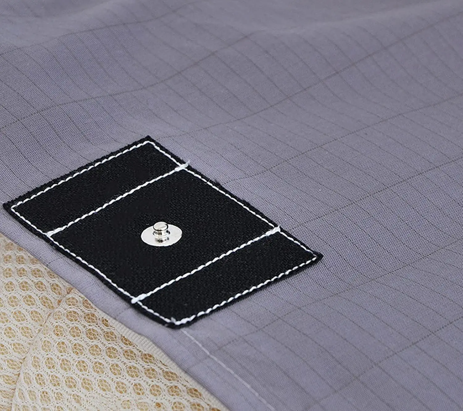 New Design Premium Organic Cotton Silver Fiber Grounding Bed sheet