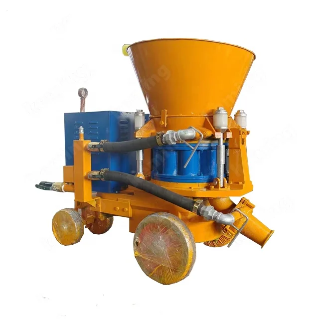 new use shotcrete spraying machine KPZ dry shotcrete equipments concrete spray machine with compressor