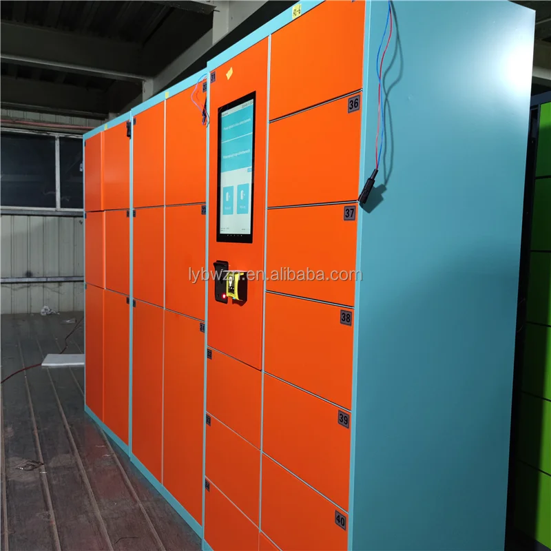 Smart Outdoor Self Service Airport Gym Beach Luggage Storage locker Automatic Rental Locker For sale