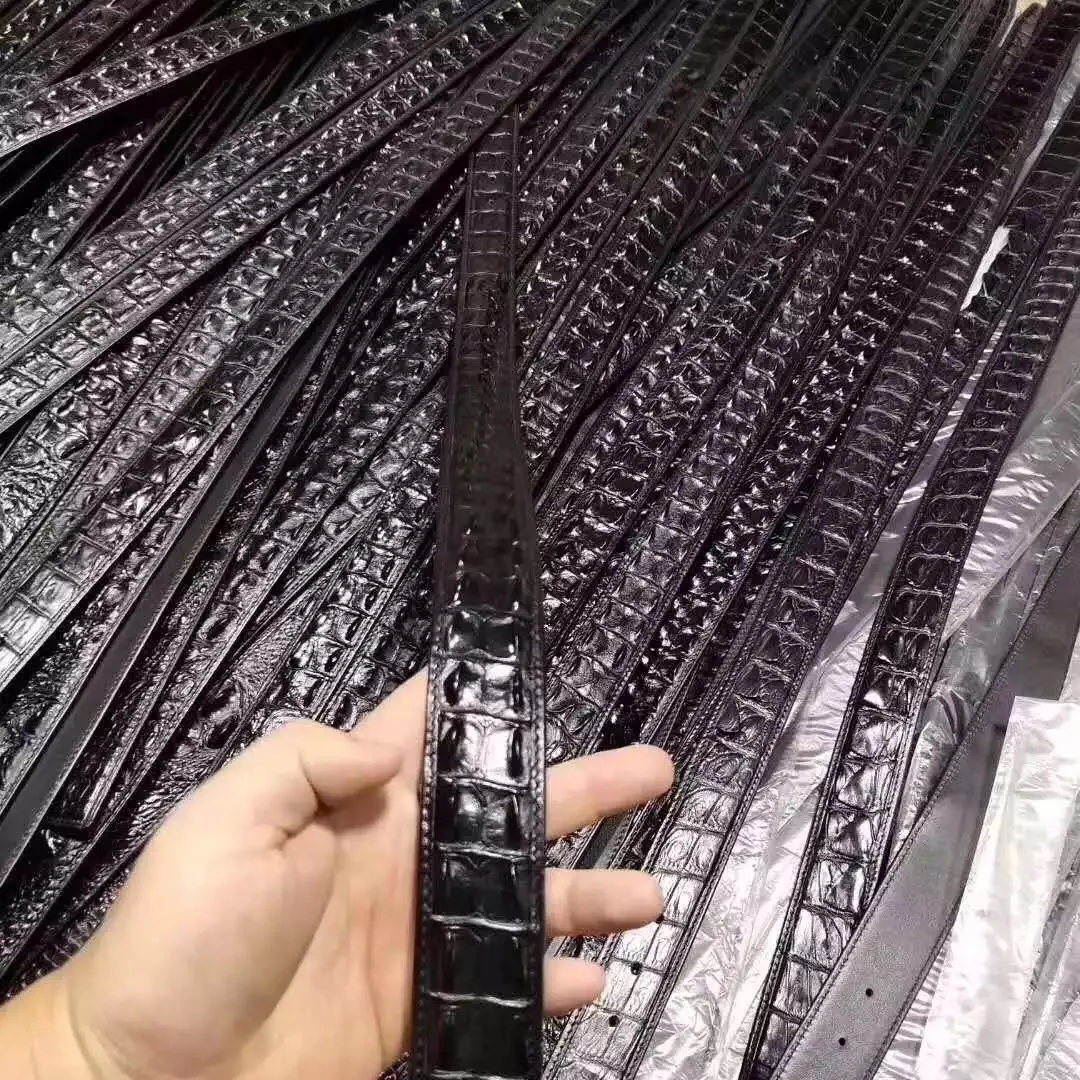 Genuine crocodile leather belts Alligator Leather Belt