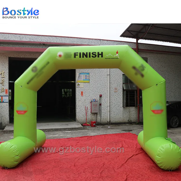 Custom red free standing advertising inflatable arch archway entrance gate inflatable arches with logo banner