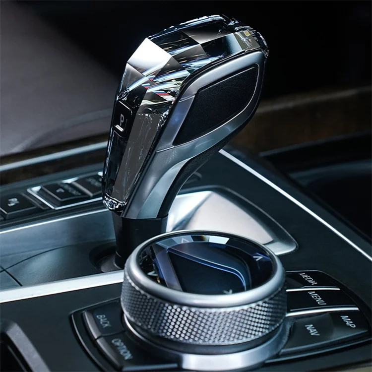 DIY Install Color Changing LED Crystal Gear Shift Knob for BMW 1 2 3 4 5 6 7 Series X3 X4 X5 X6 Z4