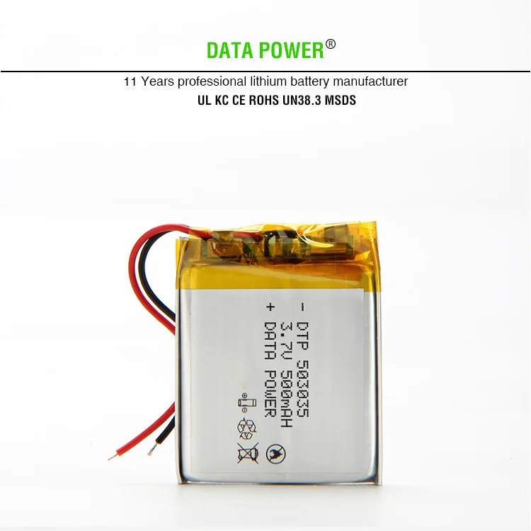 Горячая распродажа DTP 503035 300 мАч 3 7 В литий-полимерный аккумулятор для bluetooth гарнитуры lipo rc батарейный блок