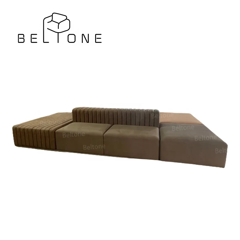 Modern luxury 5 star Hotel Lobby  Furniture Customized Modern Cosy Couch Tailor Sofa