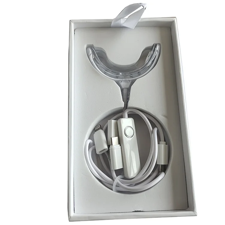 Home use teeth whitening kits with LED light and 3pcs gels pen