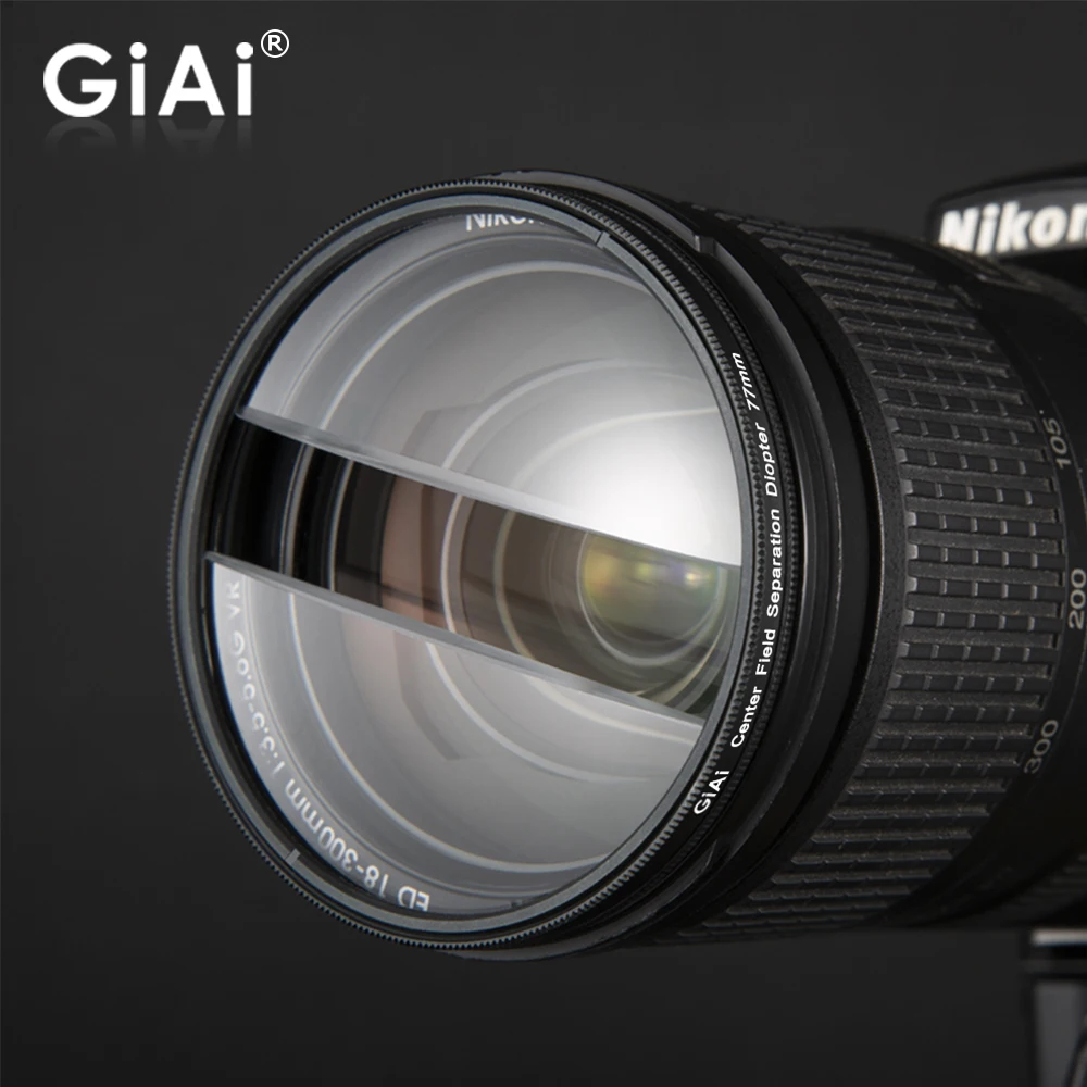 Custom Center Focus Split Filter For Camera Lens With Camera Filter