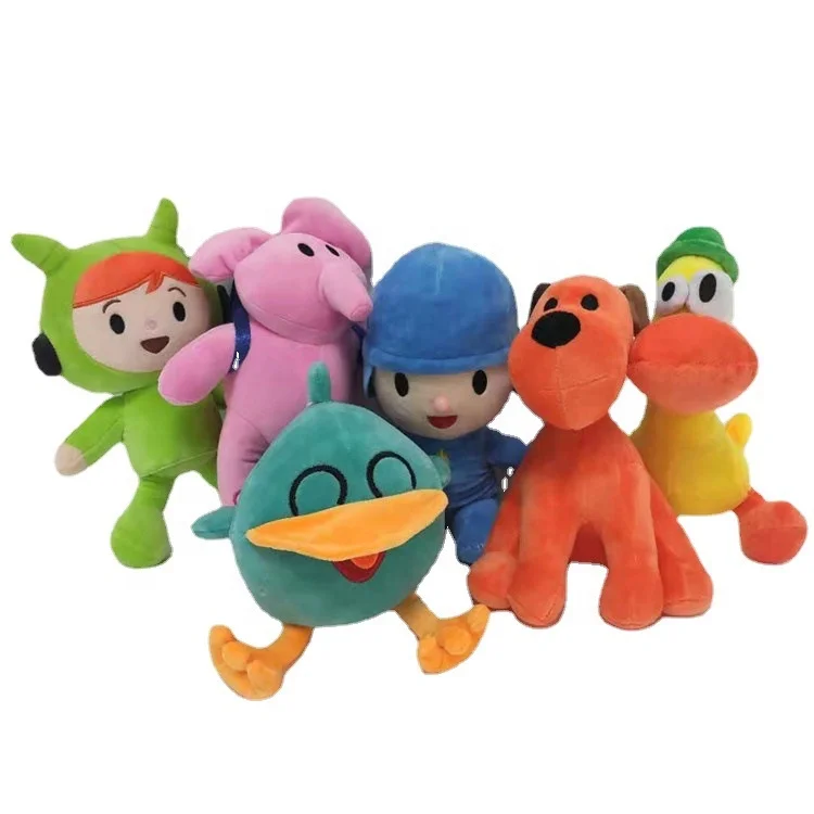 Linda toy New arrivals Little P Youyu Poco-yo Plush Doll Toy Barto Duck Lula Dog Yuyu Doll Elle Elephant Doll