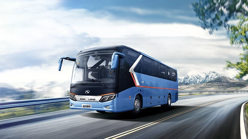 Quick Charge Pure Electric Bus Leather Seats Luxury Travel 24-56 Seats Group Tour Coach