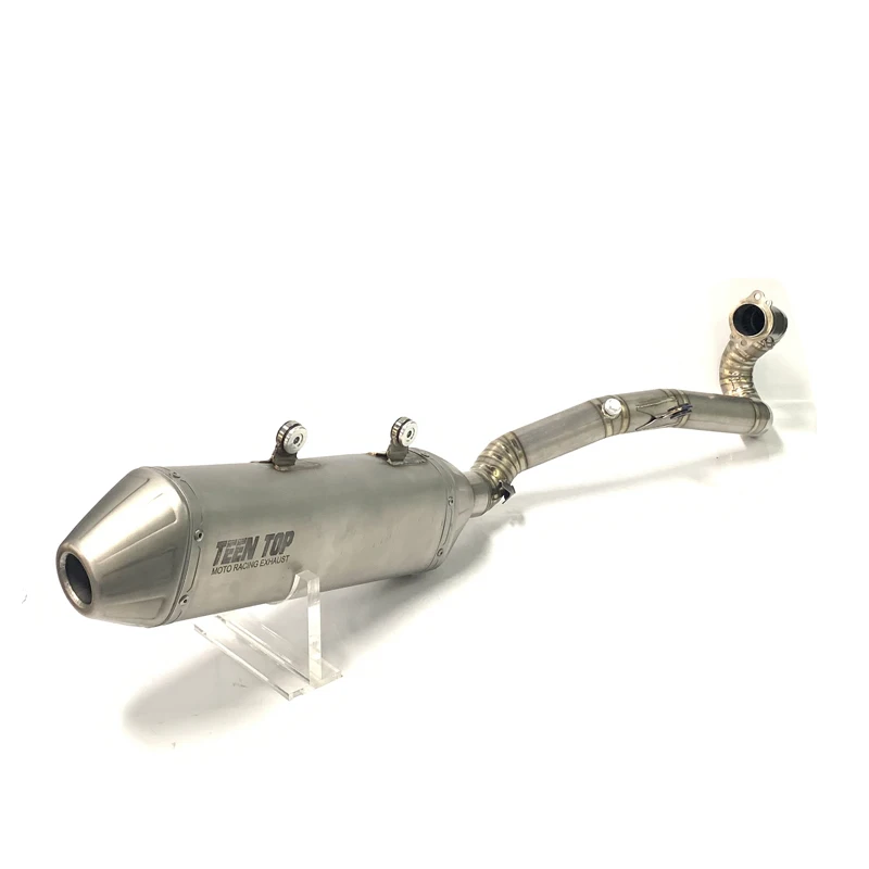 Offroad bike full exhaust system for  Husqvarn FE501 dirt bike exhaust slipon moto escape moto elbow modified bike exhaust