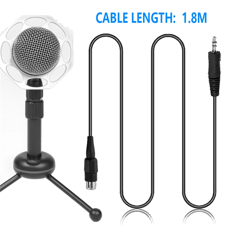 Adjustable Height Microphone Shock Mount 3-pin Xlr Microphone 3.5mm