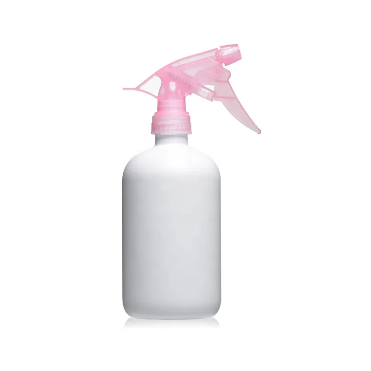 500ml Recycling White Empty Plastic PE Lotion Pink Personalized Shampoo Bottles Packing Travel Pack Shampoo