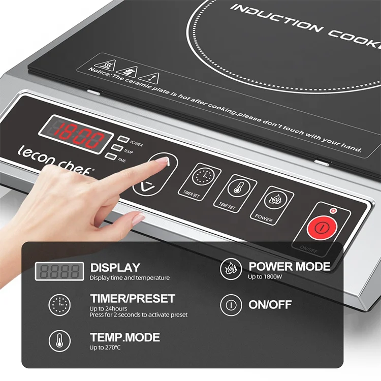 Guangdong Manufacturer Lecon Commercial High Power 3500W Electric Induction Cooker