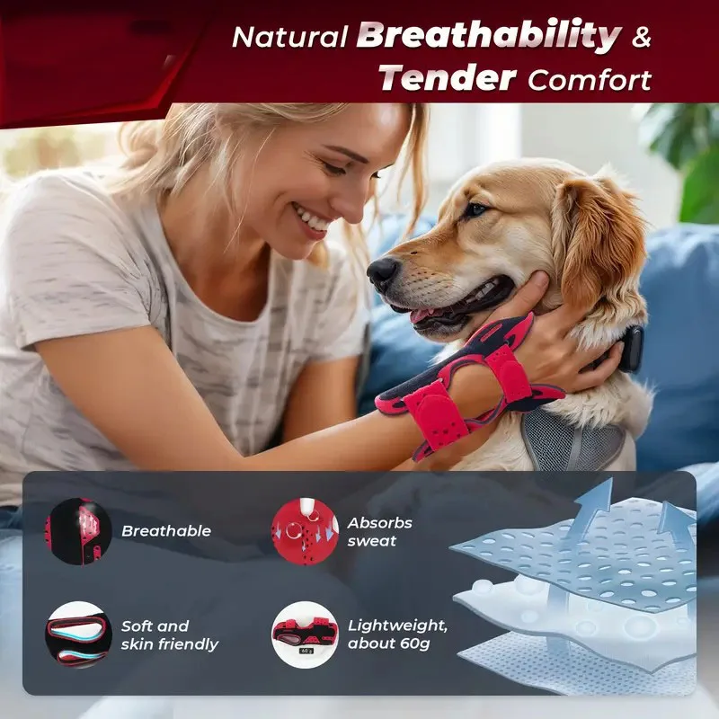 Wrist Support Brace- Fits Both Hands  3 Adjustable Aluminum Wrist Support Splint Left And Right Hand Wrist Brace