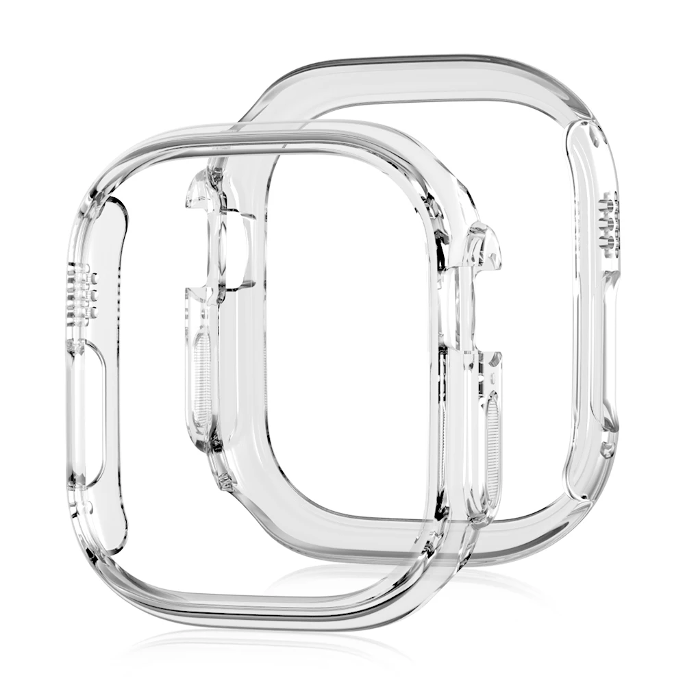 Free Sample Wholesale High Quality Accessories for iwatch  Case 49mm hollow out PC Protective Cover for Apple Watch Ultra case