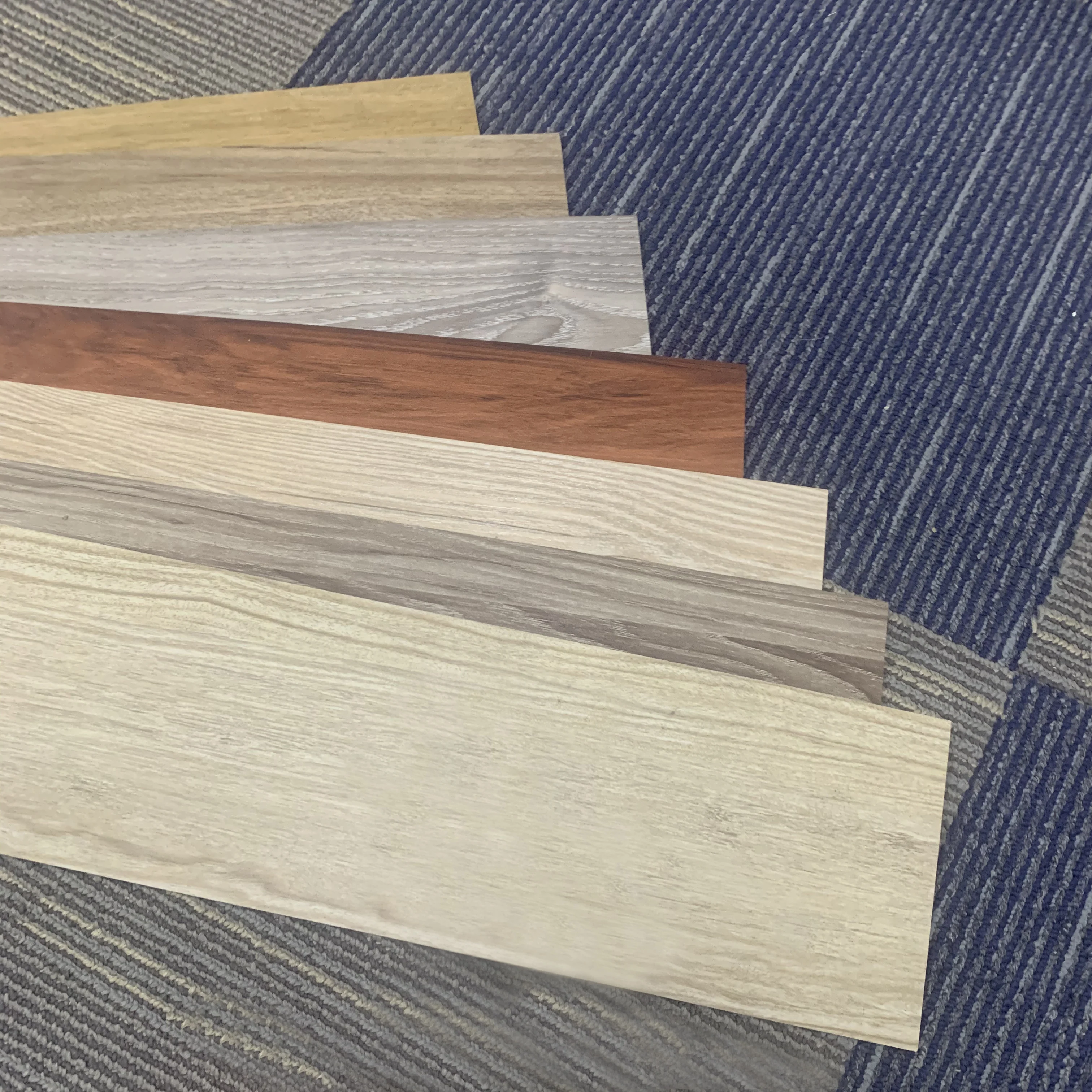 cheap click lock waterproof pvc vinyl plank plastic flooring tiles