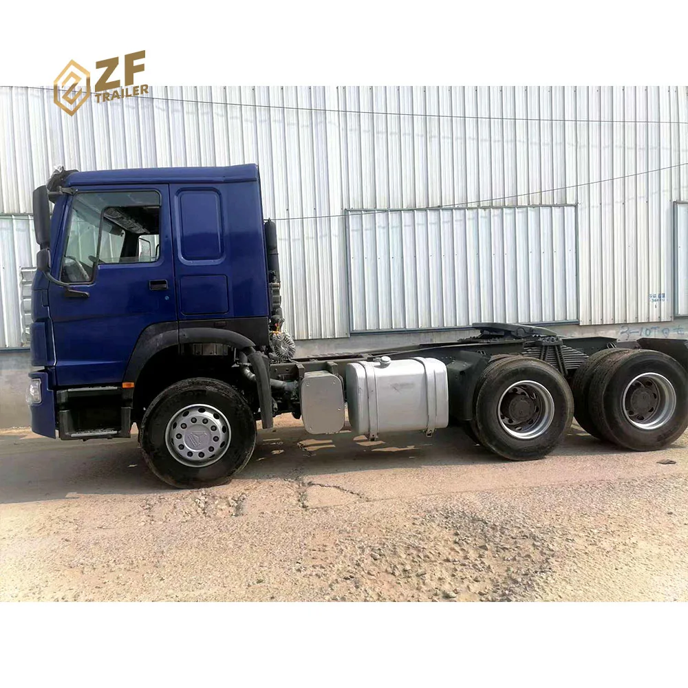 New or Used  Sinotruk Howo 6*4 LHD Truck head Diesel Engine Manual Transmission Euro 2 tractor truck for Sale Africa