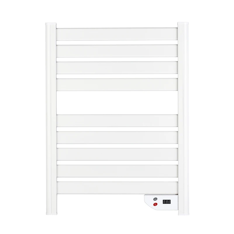 mini Wall Mounted aluminum towel warmer quick heat energy efficient 200W Electric Heated Towel Rack